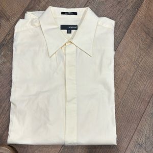 Men’s Slates Button Down Dress Shirt Neck Size 17